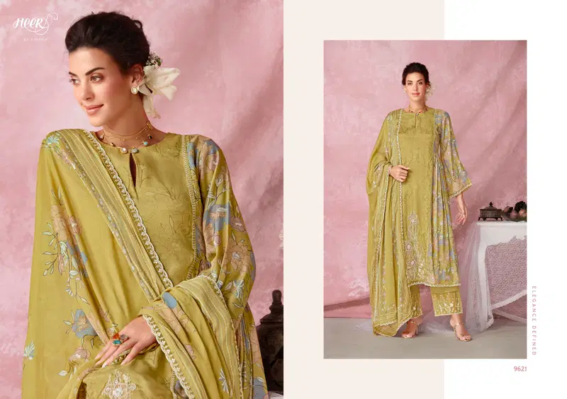 Tulip Vol 206 By Kimora Heer Muslin Printed Salwar Suits Wholesalers In Delhi